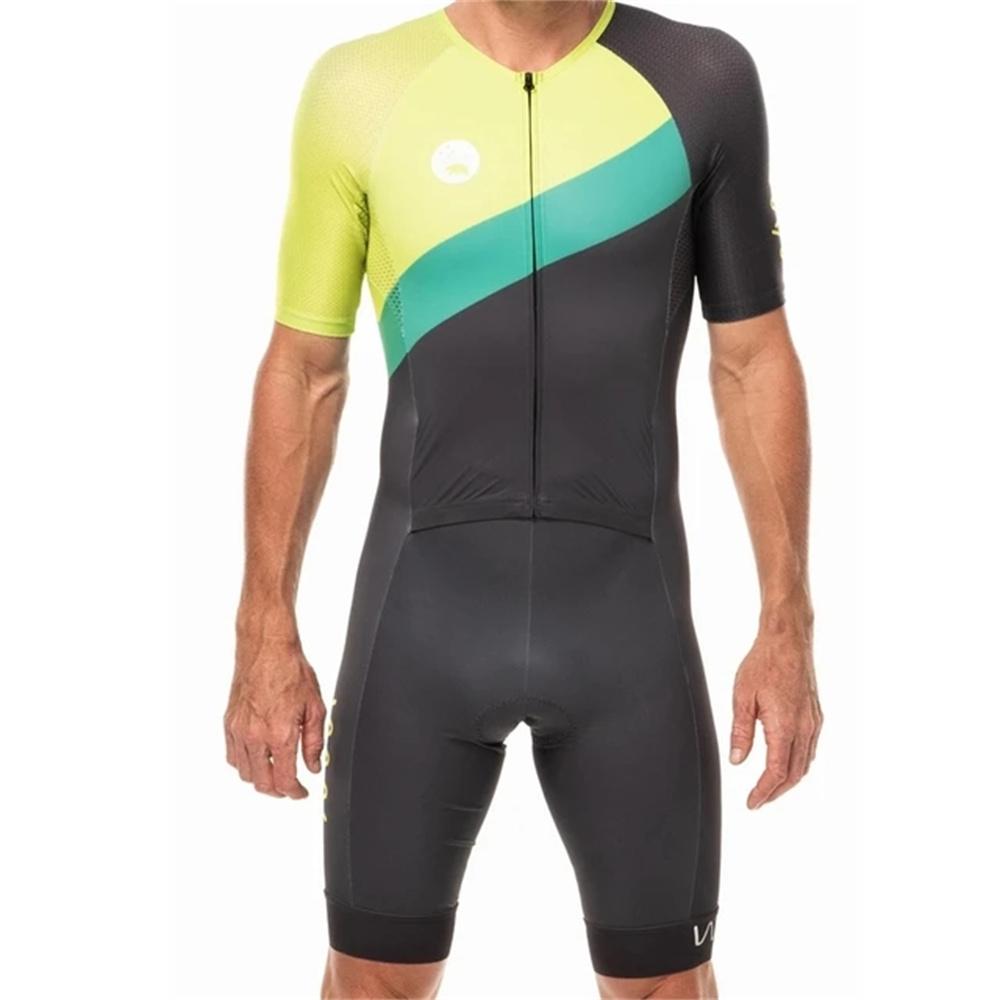 2026 Wyn Republic Tuta Triathlon Uomo Ciclismo Manica Corta Asciugatura Rapida Tuta Intera Trisuit skinsuit Attrezzatura Bicicletta Mono Ciclismo Uomo