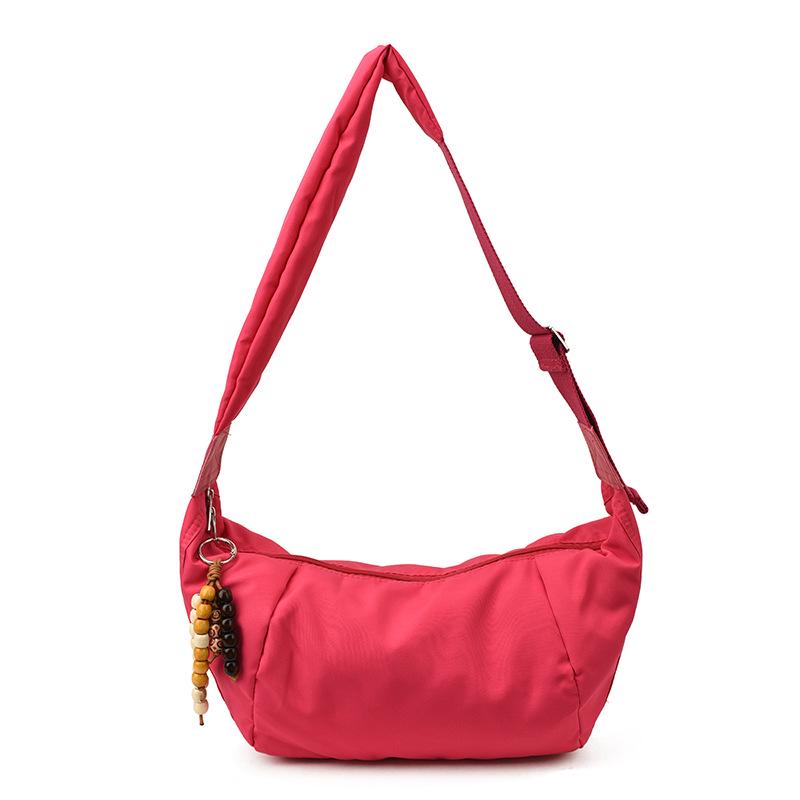 

Waterproof Oxford Crescent Dumpling Crossbody Bag - Casual Women s Shoulder Bag 2025 Single bag розовый