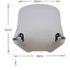 Front Fairing Deflector for N1S for M1 for NIU Motorcycle Windshield WindScreen Deflector Shield Spoiler Windshield Screen