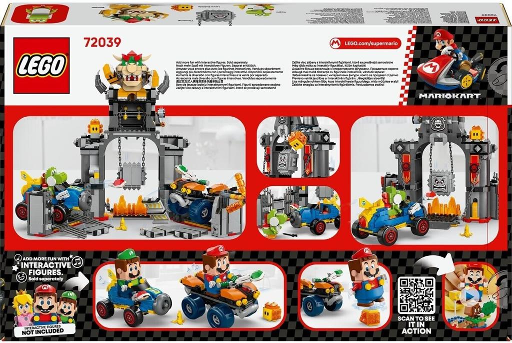 LEGO конструктор Mario Kart: Крепость Боузера (72039)