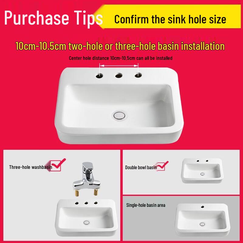 Submarine Single Handle Two-Hole Basin Mixer Faucet
