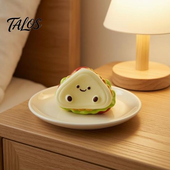 Layered Sandwich Stress Relief Toy, Slow Rising Cartoon Sandwich Squeeze Toy, Detachable Sandwich Fidget Toy for Kids Adults