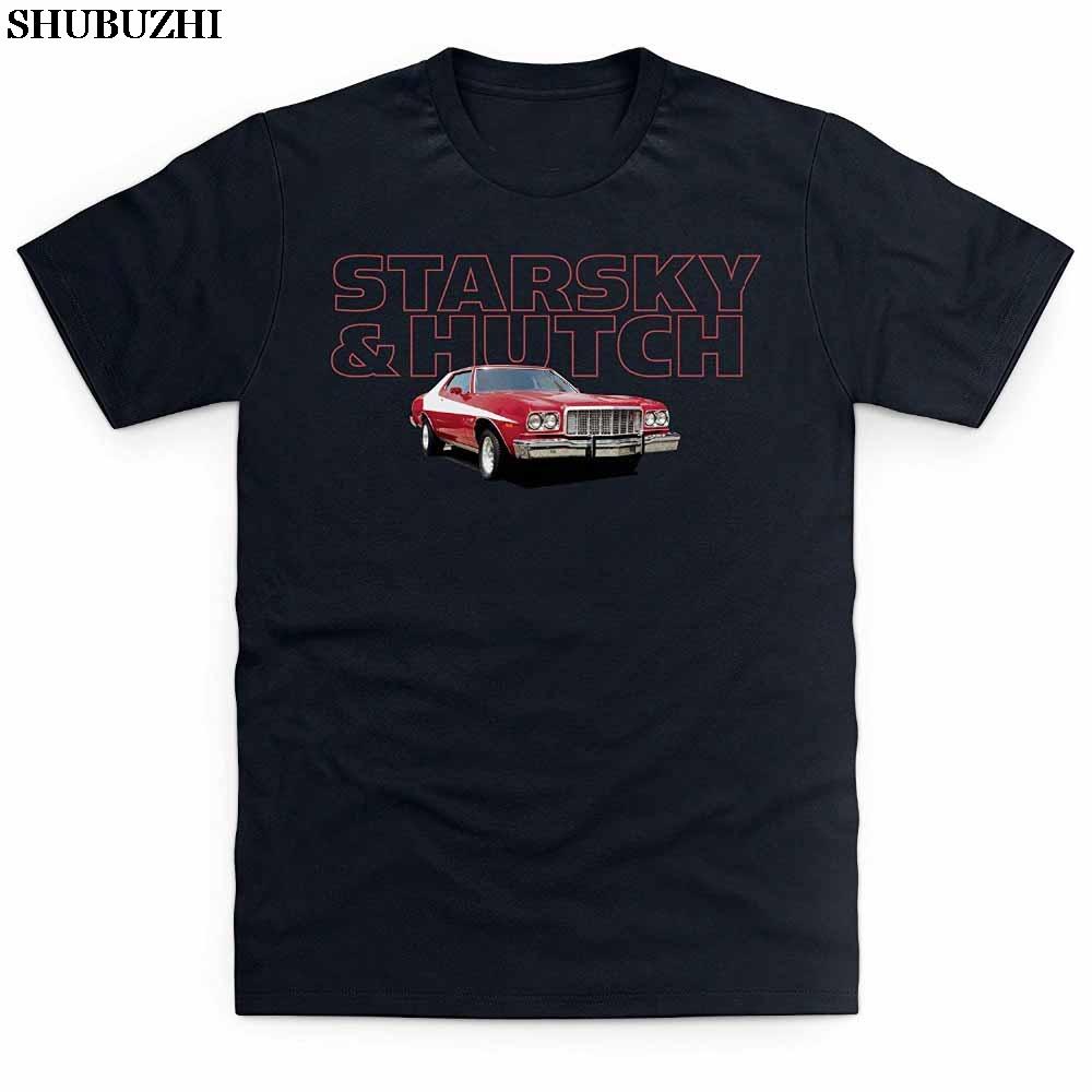 cotton Newest Fashion Official Starsky and Hutch Torino Male UnisexS High Quality Tees S