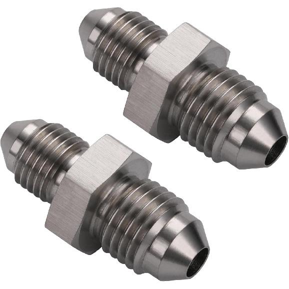 3AN Male to 3AN Male Stainless Steel Brake Clutch Fuel Oil Fitting Adapter Coupler