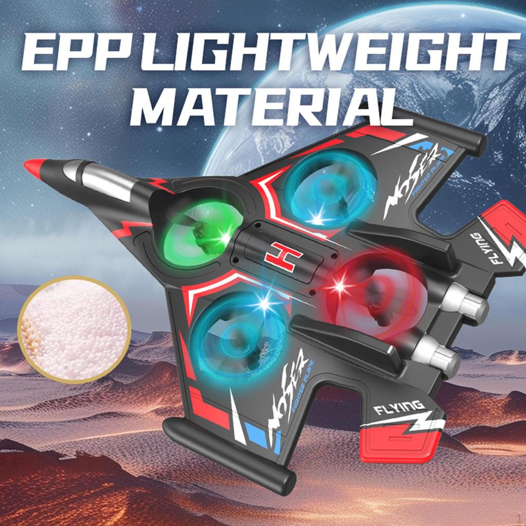 RC Plane Fighter Model Easy to Control Anti Falling 4 Channel Roll Sensing Foam Aircraft Outdoor