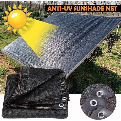 Sun Mesh Shade Sunblock 10x10ft, Sunblock Shade for Plants, Shade Cloth with Grommets, Shade Net for Greenhouse, HDPE Sun Protection - for Barn or