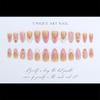3D Embossed Floral False Nail Pink Flower Pattern Press On Nail Instantly Application Wedding Banquet Elegant Manicure