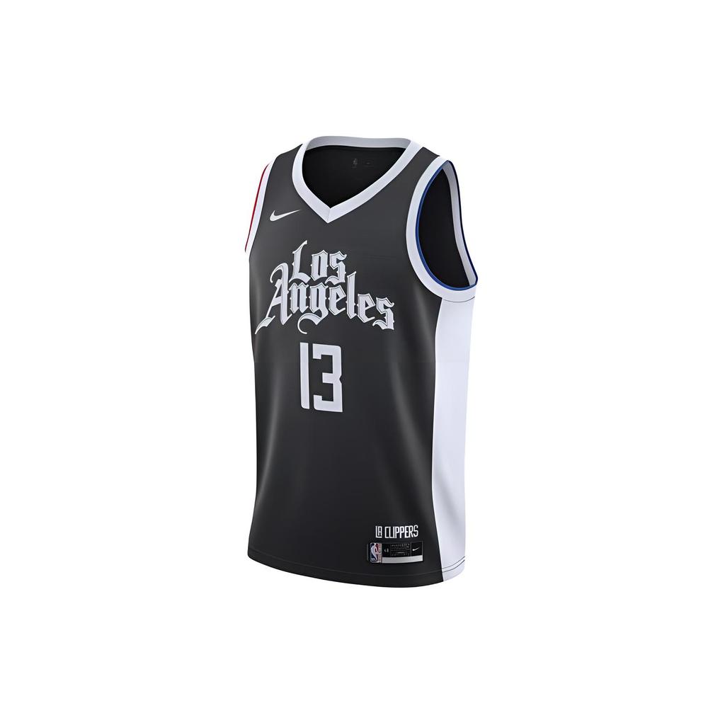New Nike Basketball Jersey Los Angeles Clippers, Paul George #13 Jersey, Fan Edition Unisex Black CN1736-010