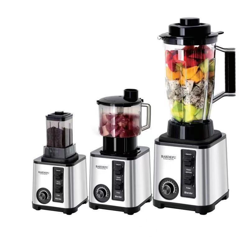 Pure Copper 4L 8-in-1 Blender: High Power Stainless Steel Mixer, Meat Grinder, Juicer.