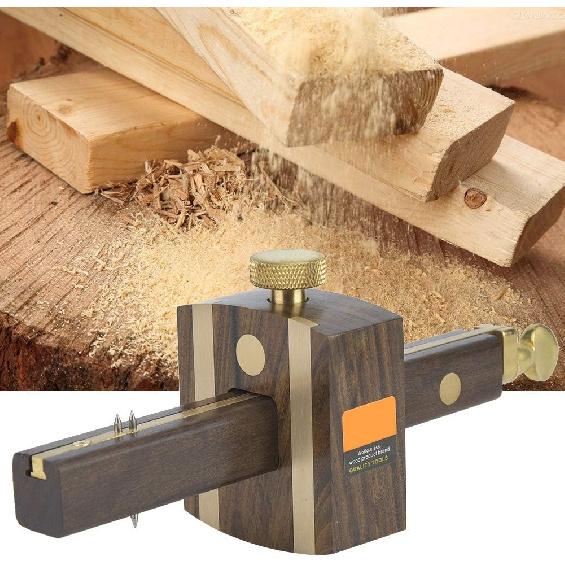 Ebony Material Wood Scribe Tool Multifunctional Scribing Tool 8 Inch Carpenter Woodworking Mark Scraper Scriber For Wood Crafts