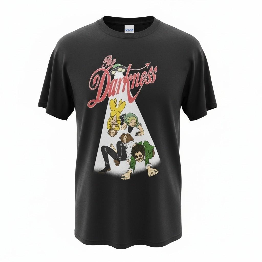 The Darkness Band Tour Tshirt Size M Heavy Cotton Double Sided See Photos A1908 S