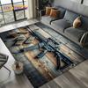 2025 New Cool Guns Pistol Ammunition Bullet Cartridge AK M4 Rug Carpet for Living Room Bedroom Decor,Non-slip for Sofa Doormat