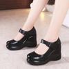 Fashion Wedge Heels Mary Janes Big Size Shoes Women High Heels Pumps For Ladies Office Women 'S Platform Shoes Zapatos