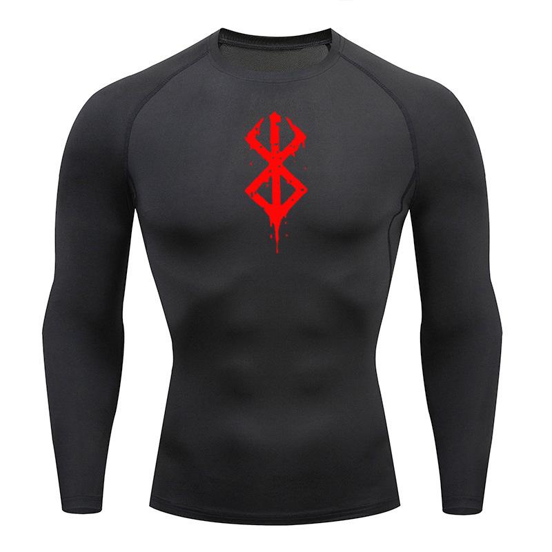 2025 Men's Quick-Dry Running T-Shirt: Breathable, Sweat-Wicking, Tight-Fit Gym Base Layer