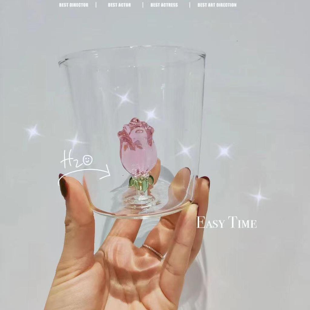 Thickened Heat-Resistant Three-Dimensional Glass Mug - Cute and Durable