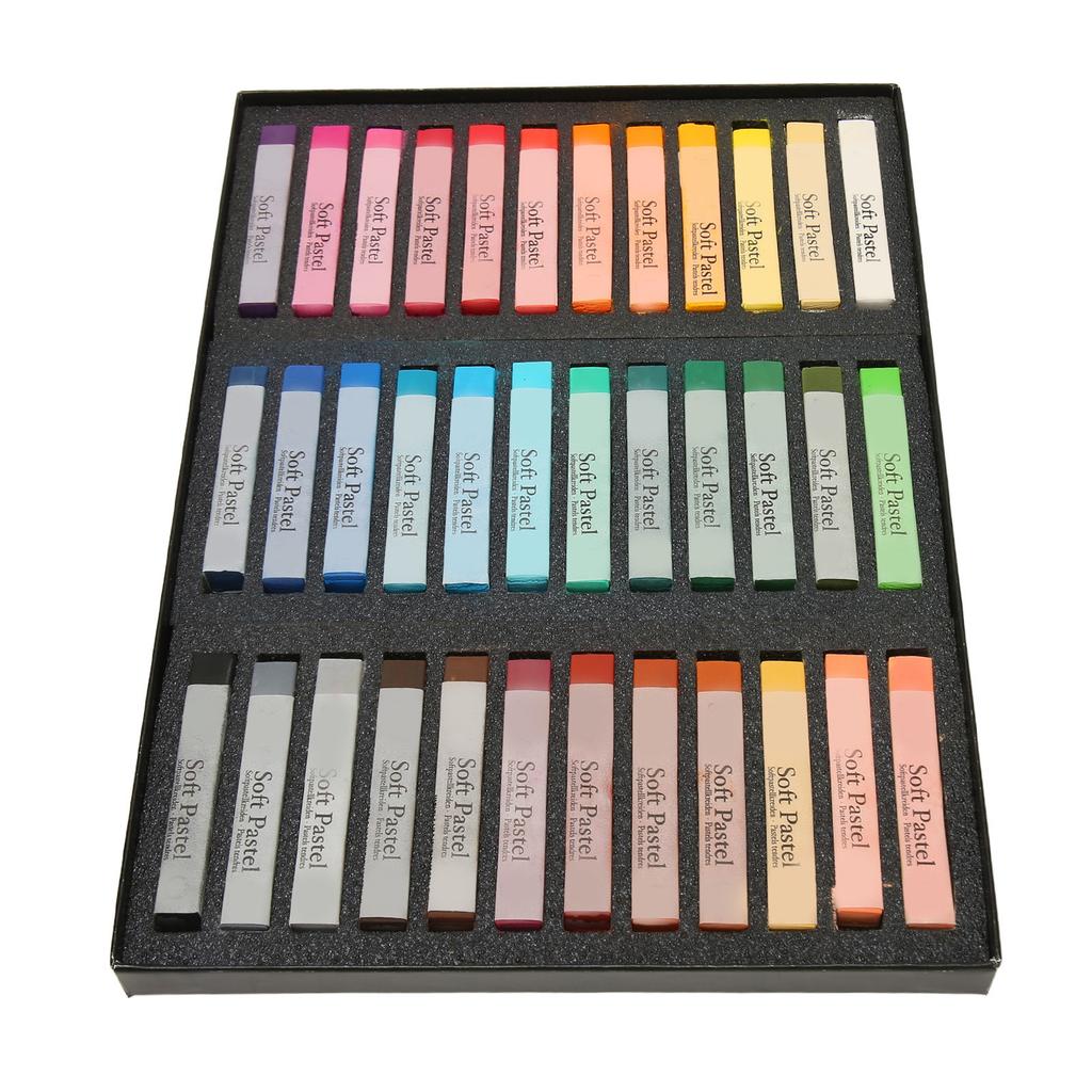 Weiche, trockene Pastellkreide, 36 Farben, professionelle Künstlerkreide, Pastellstifte für Büro, Schule, Kunst
