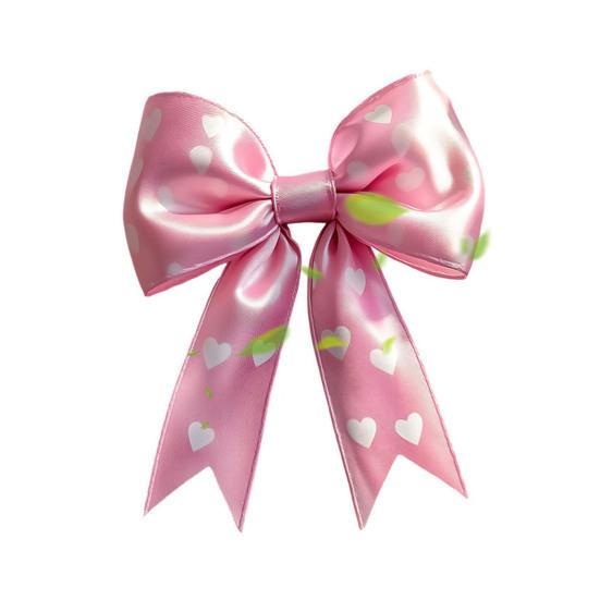 Yousheng Large Pink Red Bow Window Clings Valentine's Day Window Decals Cute Reusable Static Sticker for Wedding Anniversary Party Home Glass Door