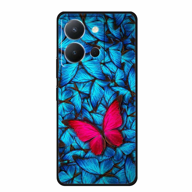 For Vivo Y36 4G Case Animals TPU Soft Cover Silicone Phone Cases For VivoY36 4G Russian Version Shockproof Protector Wolf Coque