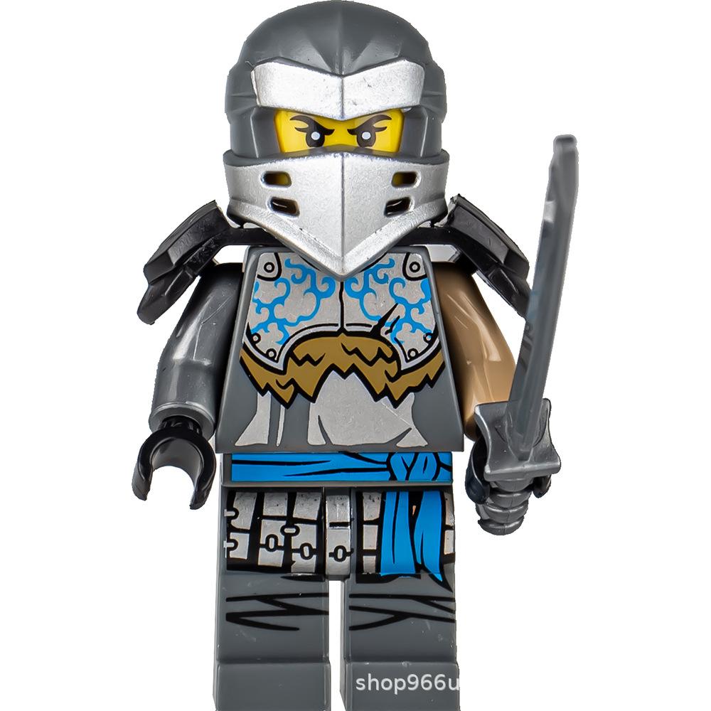 Ninja Warrior Superhero Doll With Weapon Single Building Block Assembly Toy