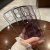Luxuriöse, ultradünne, transparente, harte PC-Hülle für iPhone 15 14 13 12 11 Pro Max 14 Plus, kristallklare, schlanke, stoßfeste Stoßstangenabdeckung