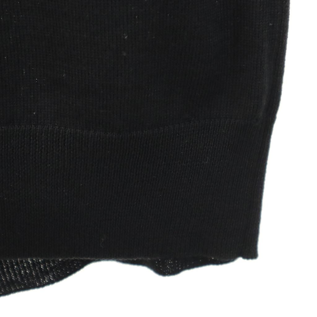 PRADA Long sleeve V neck knit cardigan 38 black Women Used