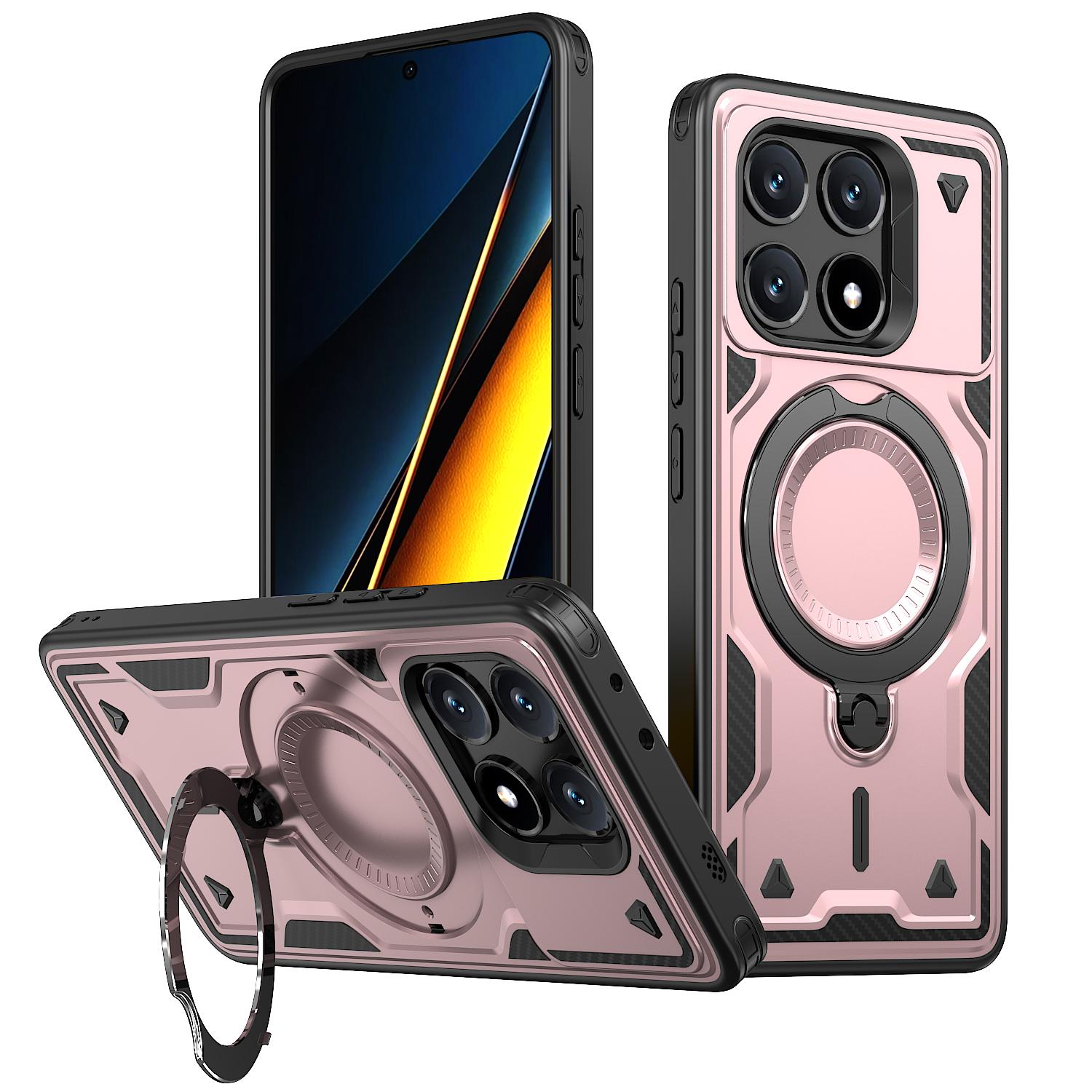 Coque de chargement sans fil magnétique Armor Magsafe pour Xiaomi Redmi 13 Pro Plus 5G 12C 13C Note13 Poco X6 Pro M6 Pro 4G For Poco C65