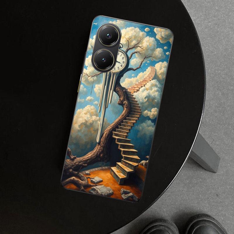 

Salvador Dali Art Phone Case Cover for Xiaomi Poco X6 X5 X7 Pro F7 Ultra Redmi 15C 15 13C 13 12C 12 10C 10 10A 9C 9A 9T 9 Coque Redmi 15C 4G