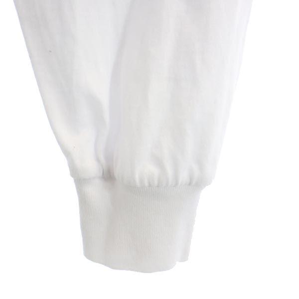 Xlarge Tricou cu mânecă lungă brodat M Alb Ron T Bărbați Folosit