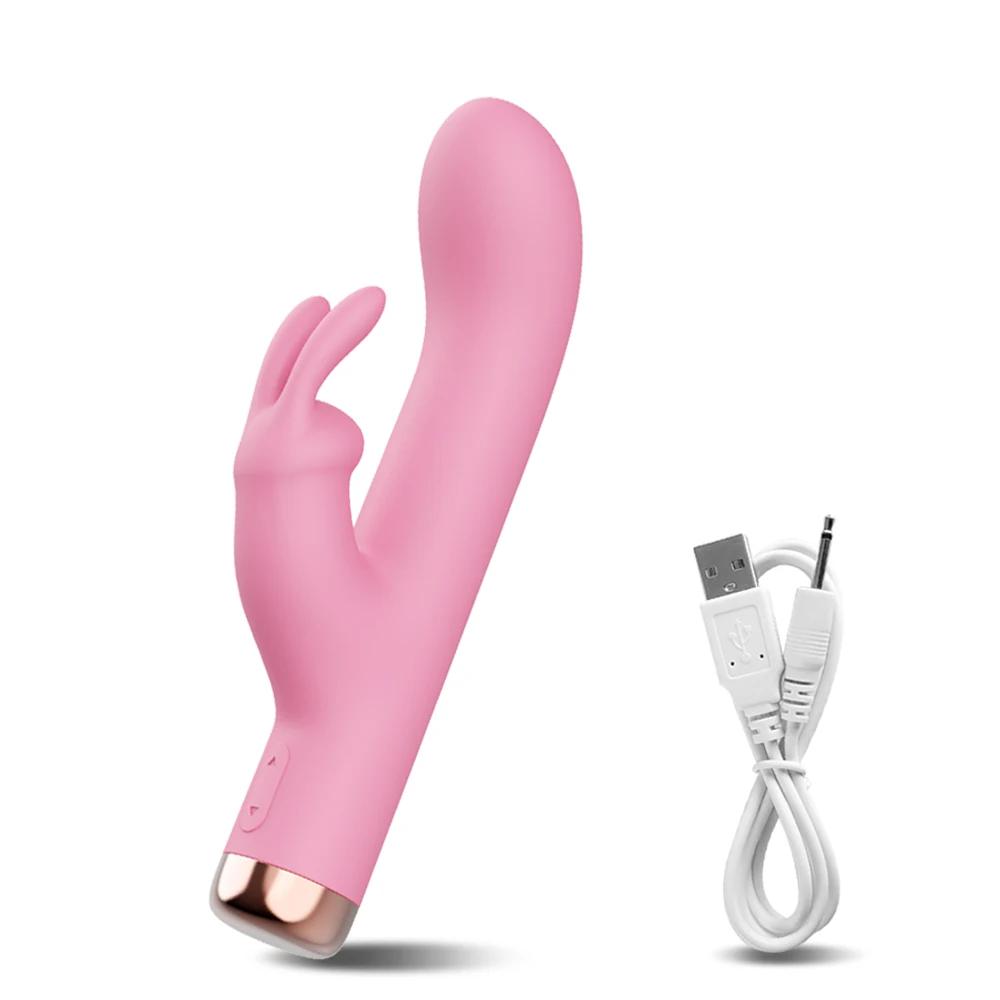 Powerful Rabbit Vibrator Masturbation Tools for Women Clitoris Stimulator G Spot Vagina Massage Female Sex Toy Adult Products