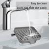 Silicone Sink Soap Dish Drainable Sink Sponge Bracket Portable Reusable Countertop Organizer for Kitchen Bathroom