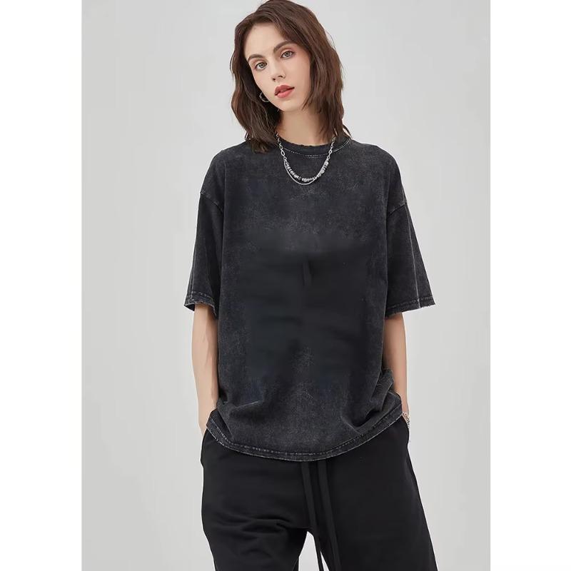 Anime Pánská trička Gotické potištěné tričko Hip Hop Streetwear Punk Léto Vintage Prané Oversized Top Pánské oblečení