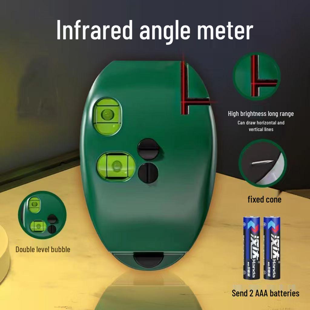 High Precision Laser Level: Automatic 90-Degree Angle Marker with Strong Infrared Light