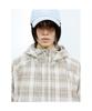 Sand Sound (Unisex) Check Hooded Jumper Beige