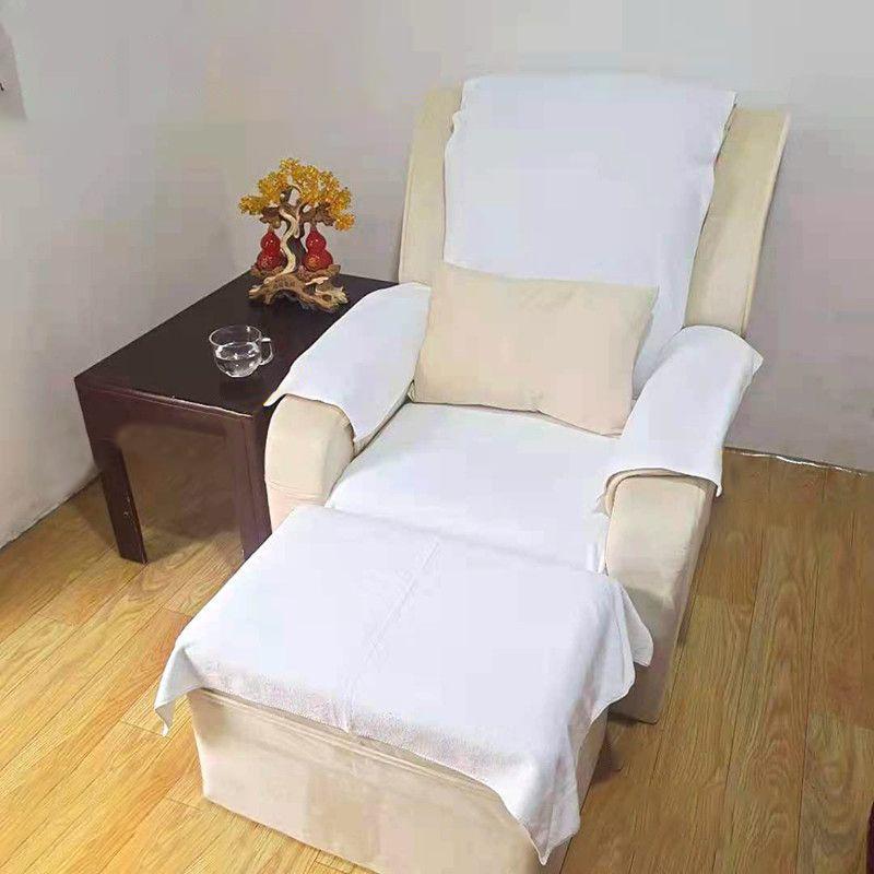 4 Stück/Set Pediküre Sofa Handtuch Fuß SPA Sofa Handtuch Kosmetikstudio Fußpolster Handtuch Massagesessel Laken Sauna Fußmassage Badetuch