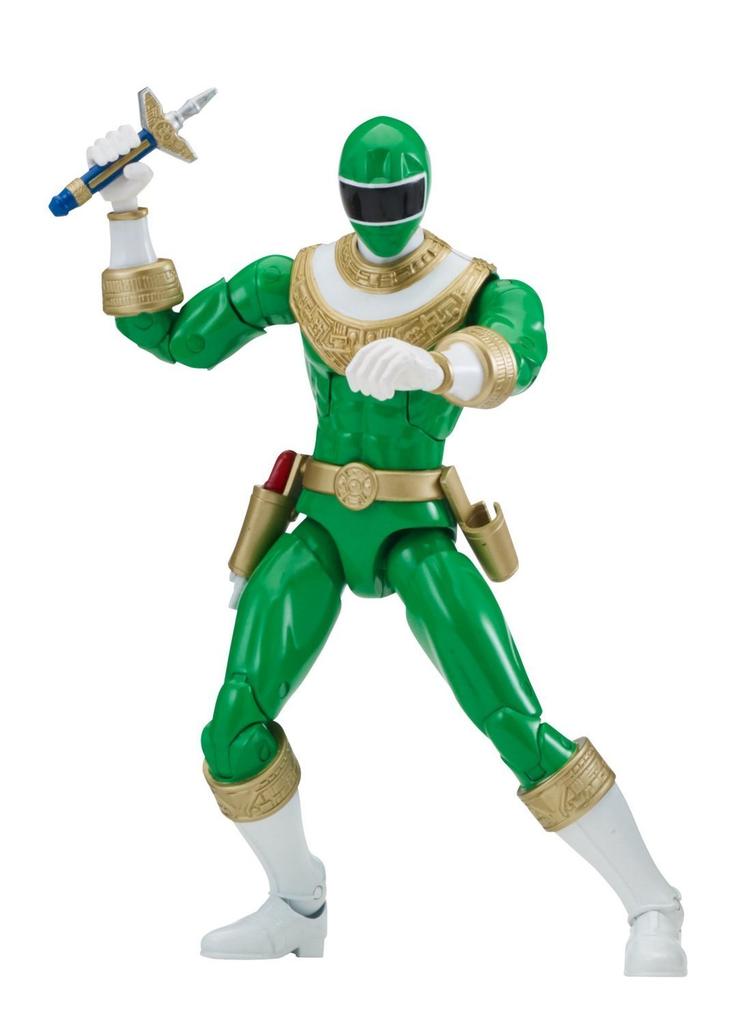 Figura de acțiune Power Rangers Geo Legacy Collection Green RANGERS ZEO 2017 LEGACY COLLECTION GREEN RANGER US Bandai Chouriki Sentai Ohranger 6 inch
