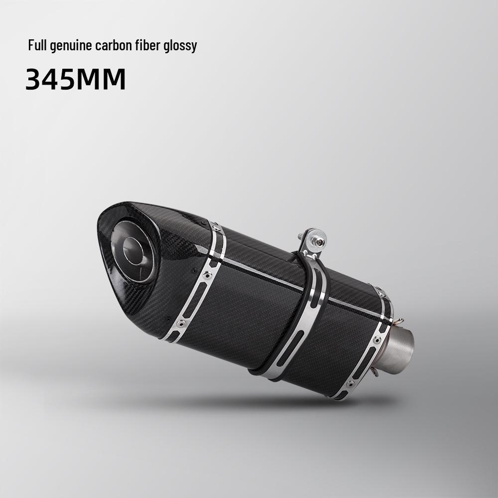 Universal Ninja Motorcycle Exhaust: Oblique Triangle, Round & Hexagon Tail Mods