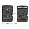 Padlock Weatherproof Protection Security TSA Customs Lock 3 Digit Combination Lock Anti-theft Safely Code Lock