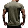 Men Athletic Short Sleeve Crew Neck T Shirt Wicking Stretch Raglan Sleeve Sports Top for Training Running Gym