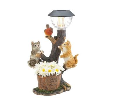Luce Solare da Giardino di Benvenuto Solare Coniglio Scoiattolo Cucciolo Giardino Elfo da Giardino Decorazione per la Casa