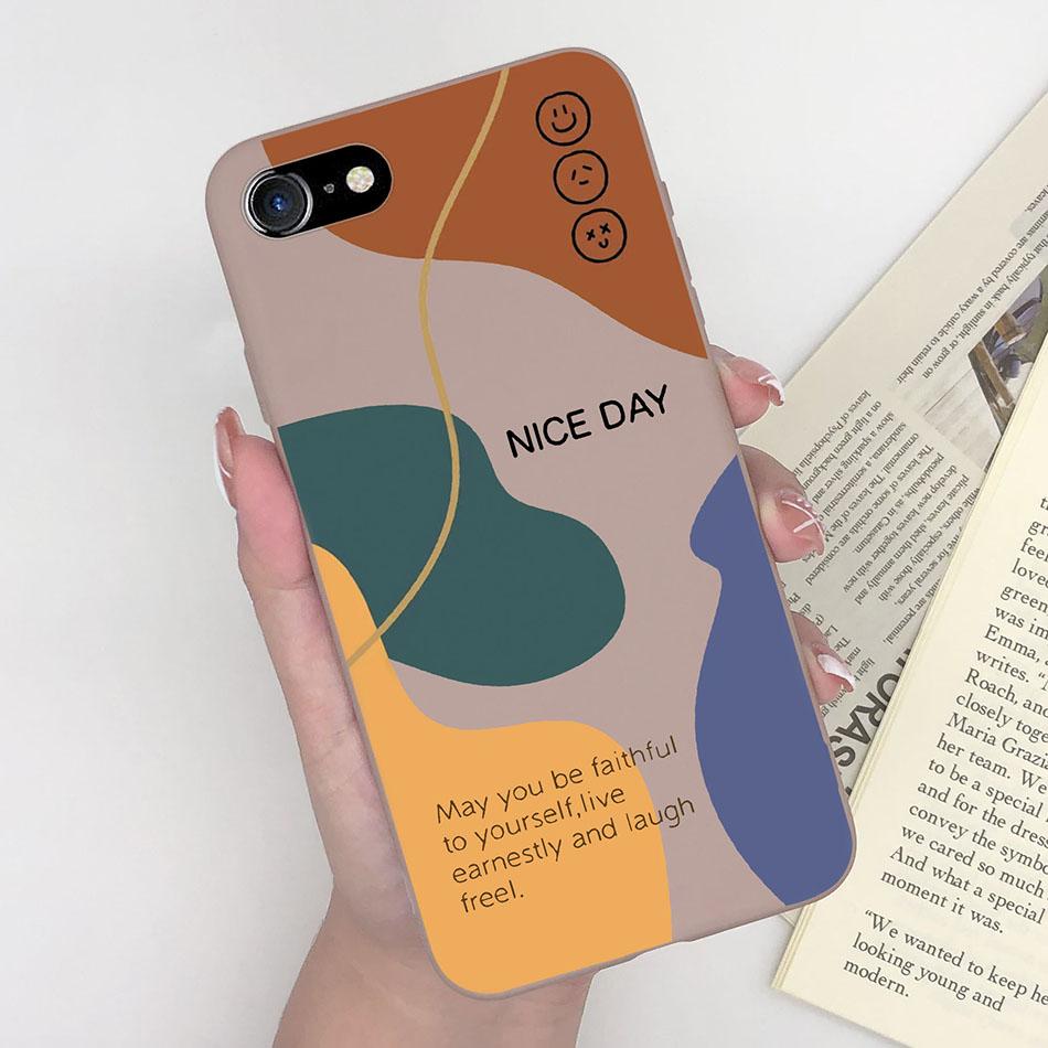 For Apple iPhone 7 8 Plus Back Cover Fashion Pattern Soft Silicone Anti Slip Phone Case For iPhone 7plus 8plus Funda Capa Shell