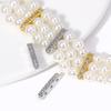 DIY Beading Jewellery Making Components 3 Holes Separators for Beads,18K Gold Plated Inlaid Zircon Beads Spacer Bar Separators