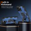 For iPhone 16 Pro Max Magnetic Case Kickstand TPU + PC Drop Defend Phone Cover