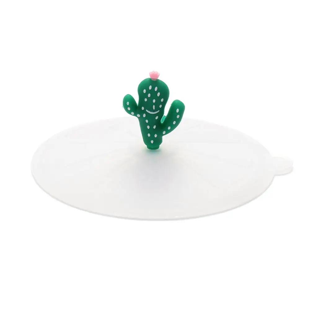 New 10cm Cute Reusable Cap Suction Cup Cover Dustproof Silicone Cup Cover Leakproof