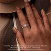 Opal 925 Sterling Silver Vintage Ring For Ladies Engrave Heart 925 Silver Rings