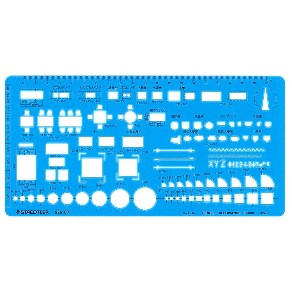 

STAEDTLER Template Indoor Layout Ruler 1 sheet 976 07