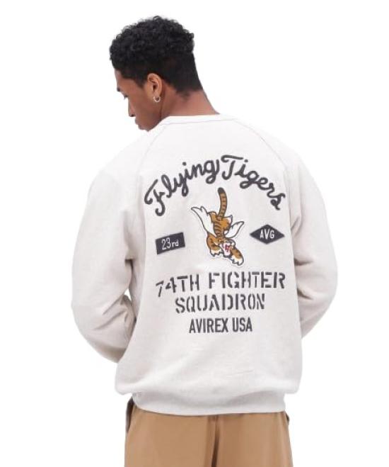 

Толстовка с круглым вырезом FRYING TIGERS Flying Tigers XL 382 Oxford [Avirex] мужская 783-4232004