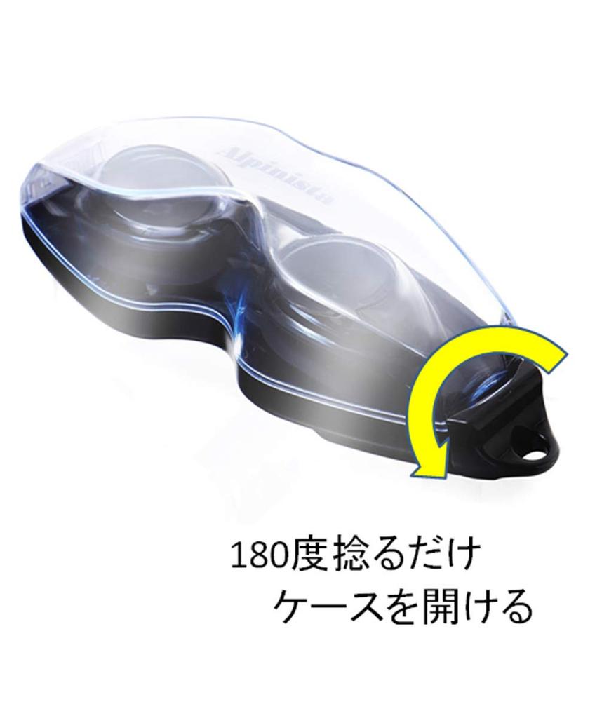 Swimming Goggles and Swimming Cap Nose Strap 3 Japanese Instruction Manual Included Silicone Cap [Alpinista] Set, Anti-Fog, Clear, Sizes, Earplugs,