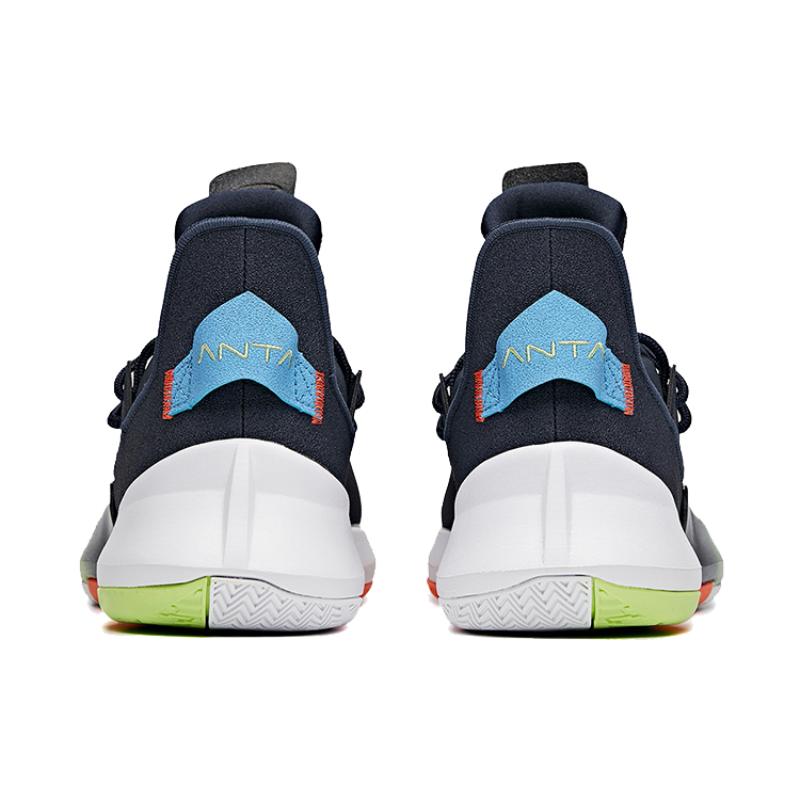 Anta Airspace 2 UFO Low-Top Performance Basketball Shoes Men's Dark Blue Black Sneakers