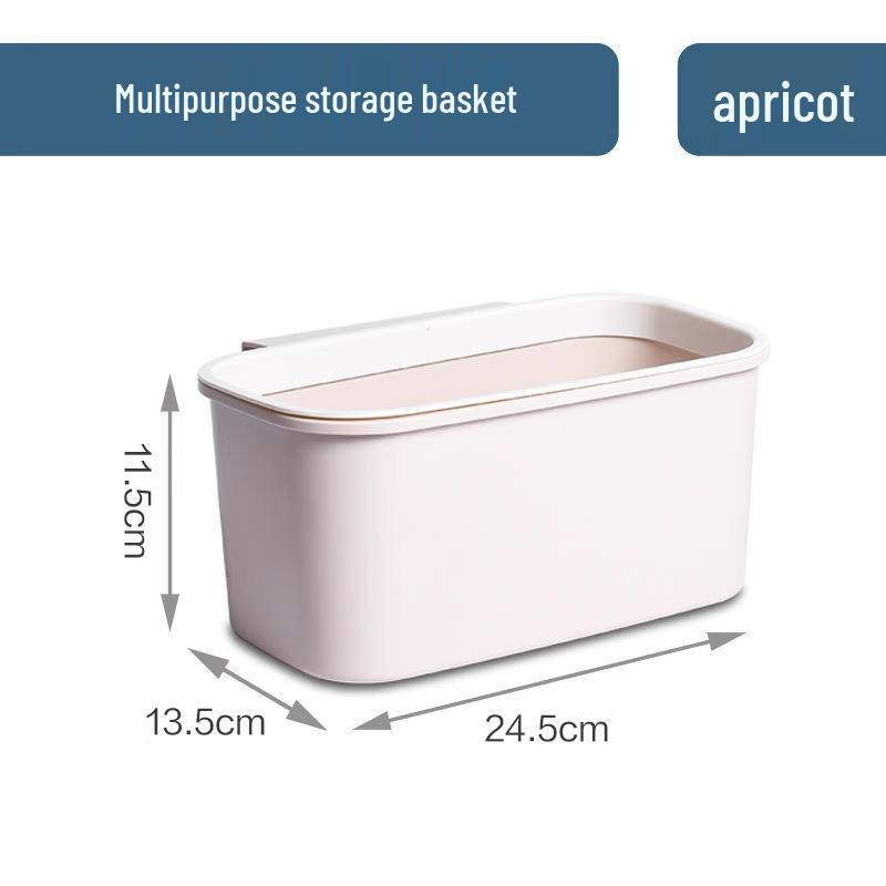 Hanging Bedside Storage Basket: Dormitory Bunk Organizer with Hooks