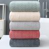 Thickened Coral velvet bath towel increases water absorption adult bath towel solid colordark grey soft affinity face towel